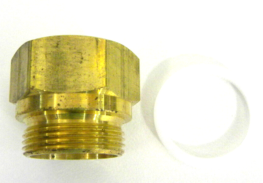 Rochester Fuel Inlet Fitting QuadraJet Carburetor 7/8-20 x 5/8-18 Inverted Flare