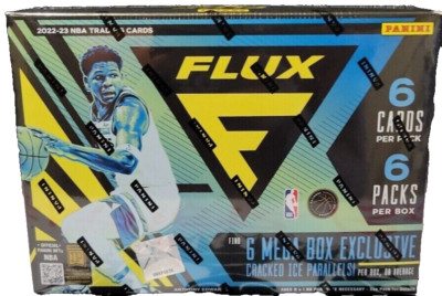2022-23 Panini Flux Mega Box NBA Basketball - 6 CRACKED ICE New Sealed