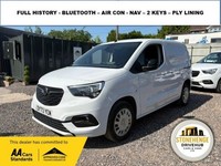 2023 Vauxhall Combo COMBO L1H1 1.5 Turbo D 2300 Pro Panel Van Diesel Manual