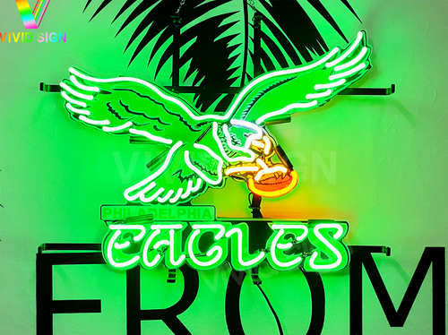 New Philadelphia Eagles Lamp Neon Light Sign 20" HD Vivid Printing Technology