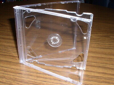 1 New Quality 10.4mm Double 2 CD Jewel Cases w/Clear Tray PSC36CANADA FREE S&H