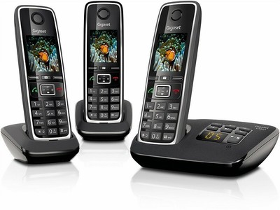 Gigaset Schnurloses Telefon + AB C530 A Trio