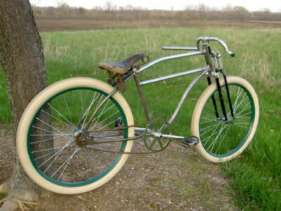 NEW Monark Type I  HD Springer Bicycle Bike Fork  BUILT IN USA Chrome Parts