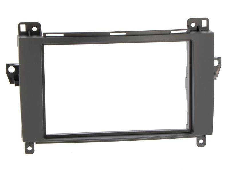 Radioblende Mercedes A(W169),B(W245),Sprinter,Vito,Viano,Vw Crafter 2din Schwarz