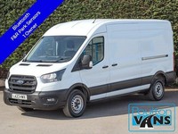 2023 Ford Transit 350 FWD 2.0TDCi, 130ps, L3H2 LWB MED ROOF Panel Van, Front + R