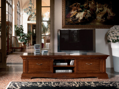 PORTA TV BASSO INTAGLIATO
