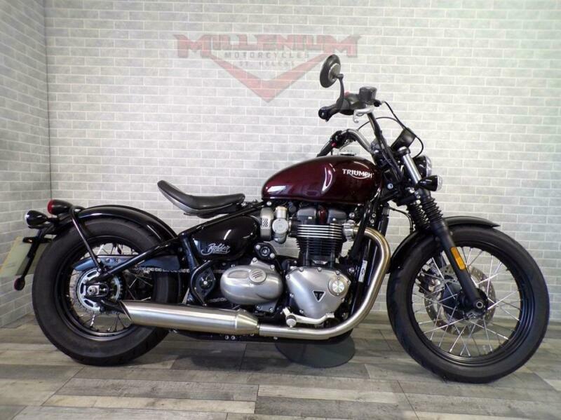 2017 (17) TRIUMPH BONNEVILLE BOBBER 1200 ONE OWNER ONLY 1768 MILES