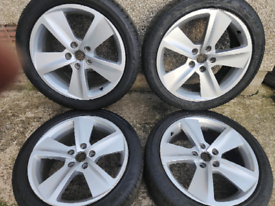 17 inch 5x112 genuine Seat Leon FR alloy wheels 