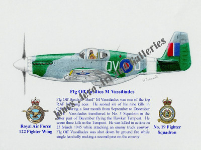 Mustang Mk III RAF Giclee & Iris Art Reproduction Prints by Willie Jones Jr.