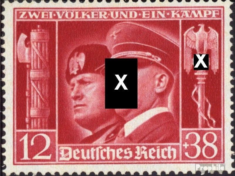 Empire Allemand 763 (Ã©Dition ComplÃ¨Te) Avec CharniÃ¨Re 1941 Hitler Et Mussolini