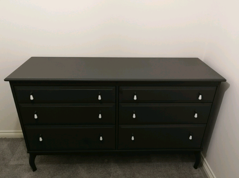 Ikea Edland 6 Drawer Dresser Grey In Newtownards County