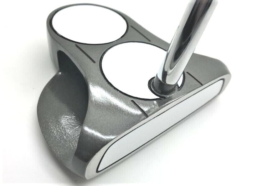2-BALL, LONG PUTTER, RH, STEEL SHAFT, WRAP GRIP, 44-47 IN., BROOMSTICK