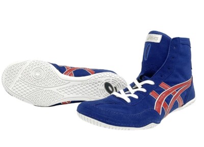 asics japan wrestling shoes ex eo twr900 original color black ice blue 333504528347