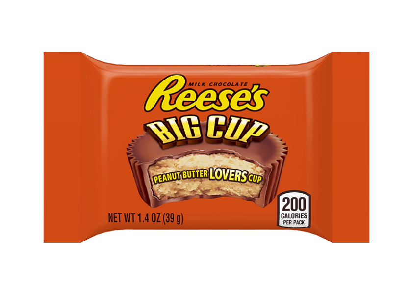 REESE'S Big Cup Peanut Butter Milk Chocolate 1.4 Ounce, 16 Count