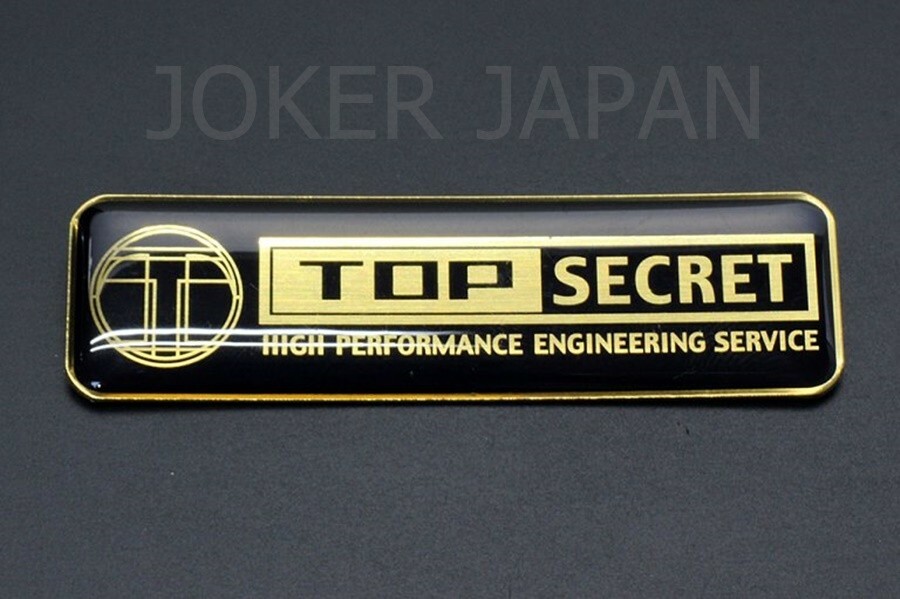 TOPSECRET [Aluminum Emblem] OEM JDM | eBay