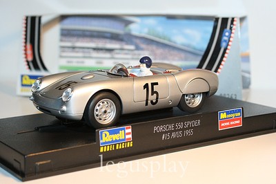Slot Scalextric Revell 08363 Porsche 550 Spyder 15 Avus 1955