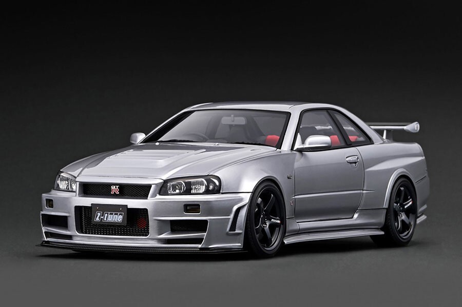 ラリー　　イグニッションモデルGT-R Z-tune　NISMO 1/18 Ignition Model 1/18 IG3224 Nismo R34 GT-R Z-tune Silver