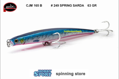 MOLIX CJM 165B SINKING 63 GR COL. 249 SPRING SARDA JIG MINNOW SPINNING MARE