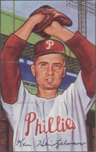 1987 C.C.C. 1952 Bowman Reprints - Ken Heintzelman #148