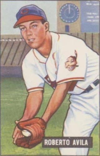 1986 C.C.C. 1951 Bowman Reprints - Bobby Avila #188