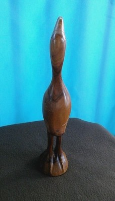Hawaiian Milo Wood Bird Sculpture