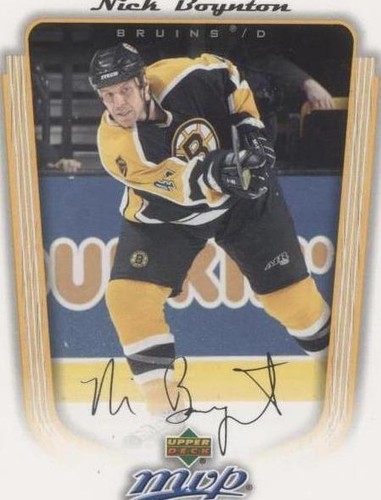 2005-06 Upper Deck MVP - Nick Boynton #36