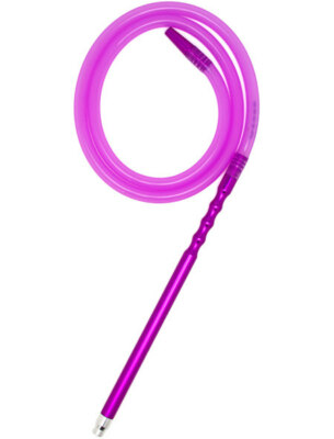 NEW 72'' D- Hose Washable Bendable Purple Hookah Shisha Aluminum Silicon Hose 