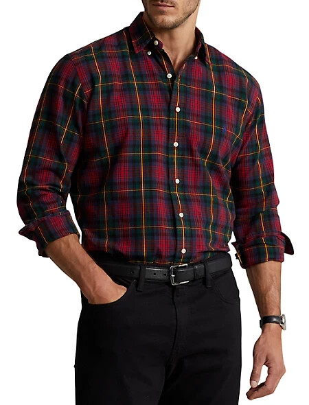 Polo Ralph Lauren Tartan Plaid Sport Shirt, Multi, Small | eBay