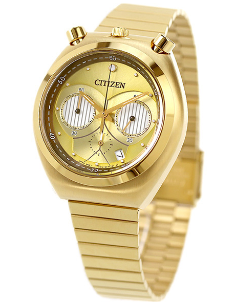 Pre-owned Citizen Star Wars C-3po Watch Chronograph Unisex Date Indicator An3662-51w