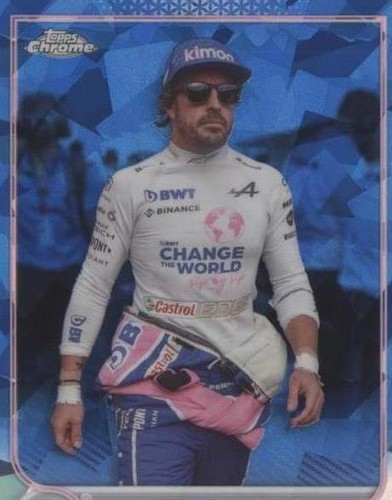 2022 Topps Chrome Sapphire Edition Formula 1 - Fernando Alonso #16