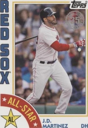 2019 Topps Mini - J.D. Martinez #84AS-JM