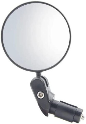 2 Pack Bar End Bicycle Handlebar Mirror 360 Rotation 18 to 22mm Diameter Fit L&R