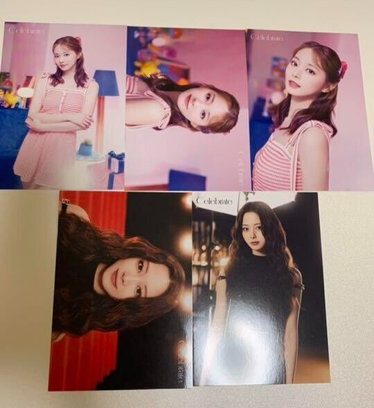 TWICE Tzuyu Celebrate Random 5 Photocard Complete Set POP UP