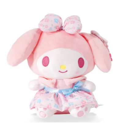 Sanrio My Melody Fluffy Cherry Sakura Pink Sitting Skirt Cute Plush LARGE Toy