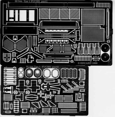 Eduard Fotoätzteile Tpz. 1 Fuchs Detail Set for Revell Kit 1:35 Art 35244