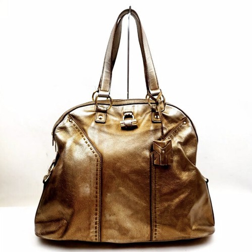 Yves Saint Laurent SAC MUSE ハンドバッグ　y2k Yves Saint Laurent Muse Bag Metallic Gold Padlock w/Key | eBay