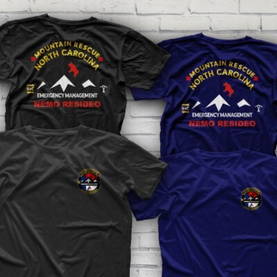 Mountain Team Rescue New Management North-Carolina T-Shirt Emergency Group Tee