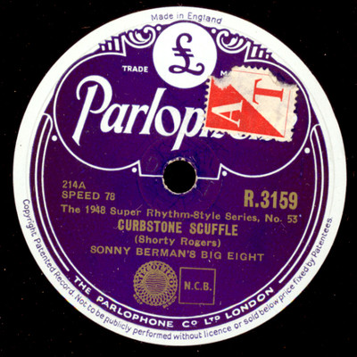 SONNY BERMAN'S BIG EIGHT Curbstone Scuffle / Dodo's...-Bebop-  Modern-Jazz X3147