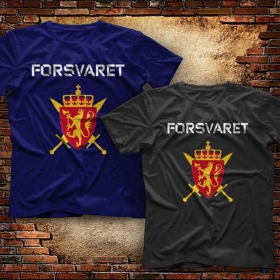 FORSVARETS Comando Special Logo - Custom Men's T-Shirt Black Navy size S to 2XL