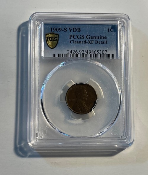 U.S. - 1909-S VDB Lincoln Cent (PCGS XF Detail) -