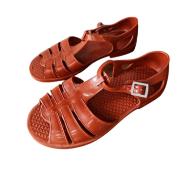 Durable PVC Sandals Adjustable Straps Anti Slip Sole Military