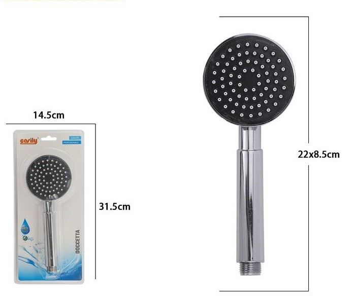 Bagno Doccetta Doccino Soffione Doccia Cornetta Rotondo Moderno 69295 dfh