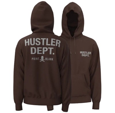 New Men's Point Blank Brown Hustler Dept.  Hoodie Size 2XL Brand New!