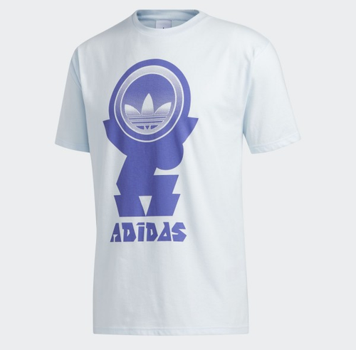 

Мужская футболка Adidas Forsut / унисекс, оттенок неба / фиолетовый, Sky tint