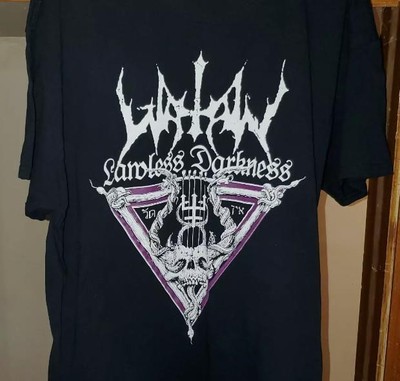 Trend Watain Band Black 100  Cotton 1side Size S To 2XL Shirt