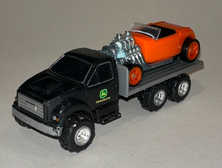 Ertl Diecast, John Deere / Flatbed Truck & Hot Wheels, Ford Hot Rod