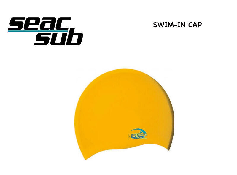 SWIM-IN CAP SEACSUB COLORE YELLOW  - CUFFIA PER PISCINA SEAC 9920-Y