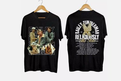 Bailey Zimmerman Religiously World Tour 2024 Shirt, Bailey Zimmerman Fan T-Shirt