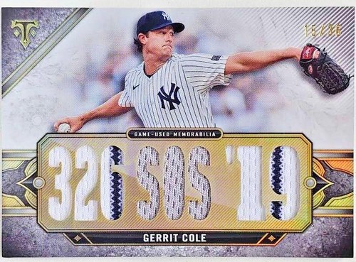 2024 Topps Triple Threads - Gerrit Cole #TTR-GC4