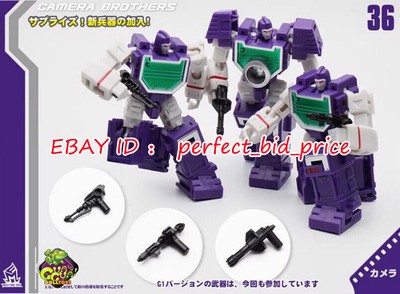 New Set Of 3 Deformable Refraktor Decepticon MFT MF-36 Action Figure Kids Toys
